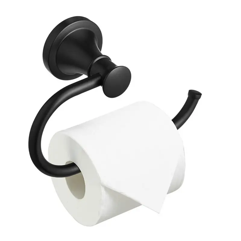 

Держатель для туалетной бумаги MAKE-1Pc, черный, из нержавеющей стали, настенный, для ванной комнаты.