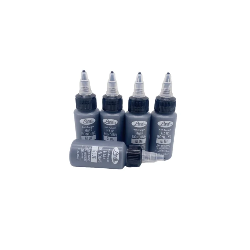 30ml ラネル プロフェッショナル ブラックヘアボンディンググルー - 抗真菌強力ホールド (レースウィッグ、ウィーブ、かつら、ヘアエクステ用)