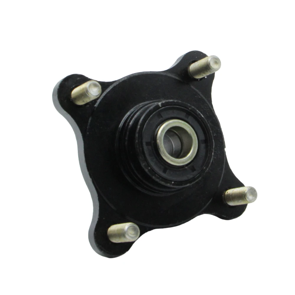 17-20mm 110mm*4 Stud Front Wheel 6 Bolts Brake Disc Rim Hub For 150cc 200cc 250cc ATV UTV Buggy Kart Golf Cart Quad Bike Parts