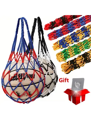 Basketball Net Bag Thick Woven Net Basketball Storage Durable Nylon Training Net Bag  for all kinds of balls ﻿