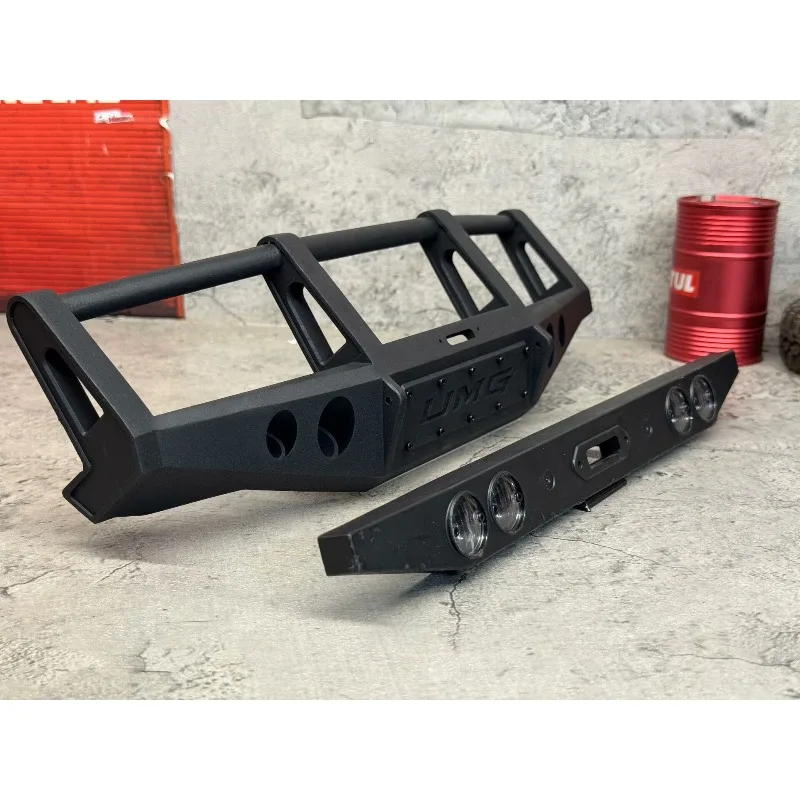 Modelo de simulación, nuevo parachoques delantero de carreras grueso modificado para Crossrc EMO XX 1/6 RC Car SCX6, piezas de dinosaurio grande