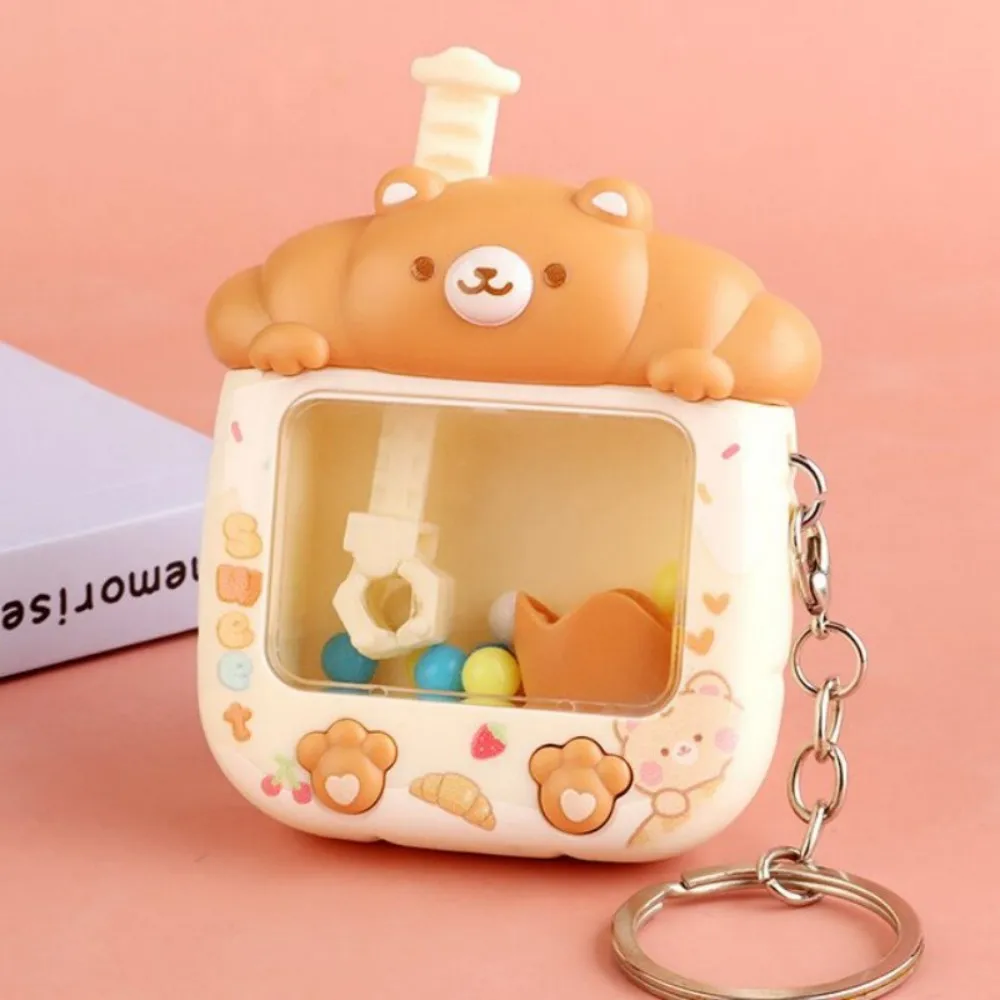 Cartoon Mini-Greifautomat Schlüsselanhänger Rucksack-Anhänger Ei-Drehspielzeug Unisex-Design für Männer und Frauen – Detail 11