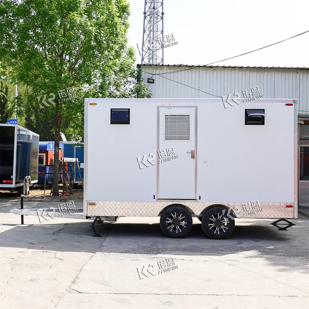 

Outdoor Mobile Portable Convenience Camping Toilet Portable Shower Room Combo Mobile Toilet Trailer For Outdoor Events