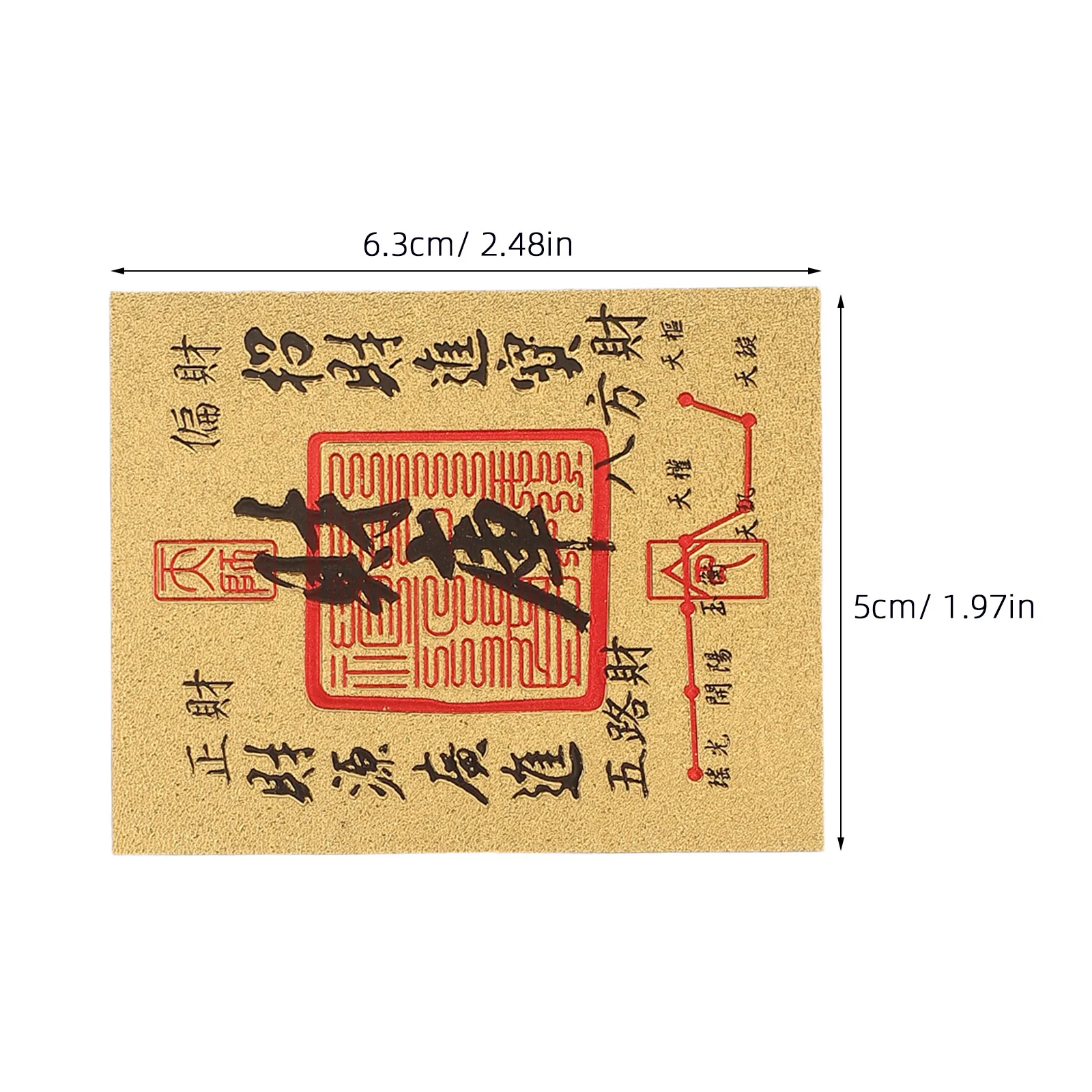 20 pz Tai Sui Amuleto Vibrante Artigianale Fascino Della Portafortuna per Positivo Home Office Porta A Parete Auto Appeso Feng Shui Decor