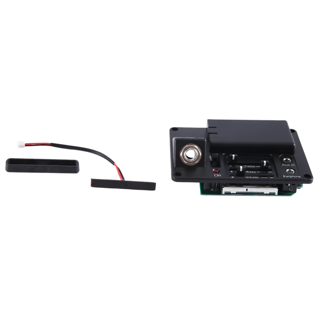 

A51Q-Electric Silent Cello Pickup Transducer Soft with Headphone for DIY Cello Strings Instruments Parts Accessories VPU-400