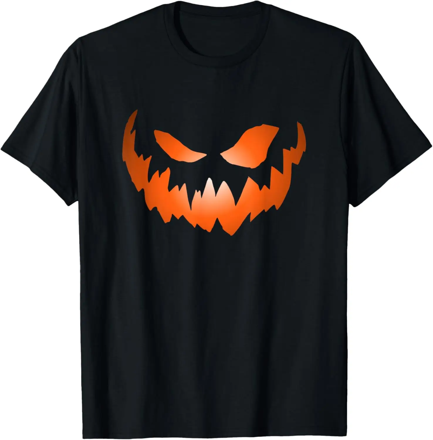 

Scary Spooky Jack O' Lantern Halloween Face Costume T-Shirt