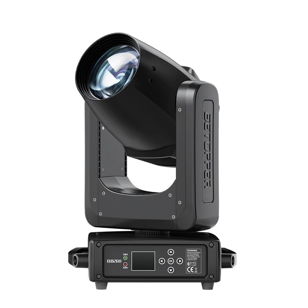 كبير قحافة تتحرك رئيس ضوء 260 واط السوبر مشرق ديسكو ضوء المرحلة الإضاءة مع وحدة تحكم DMX ذاتية المشي لقضبان DJ الحفل #3