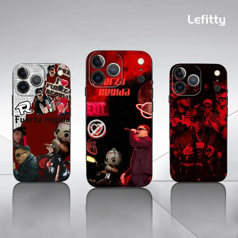 

Jop F-Fuerza RegidaS Singer Phone Case For IPhone 17 16 15 14 13 12 11 Pro Max Plus Mini Black Frosted Soft Shell Funda