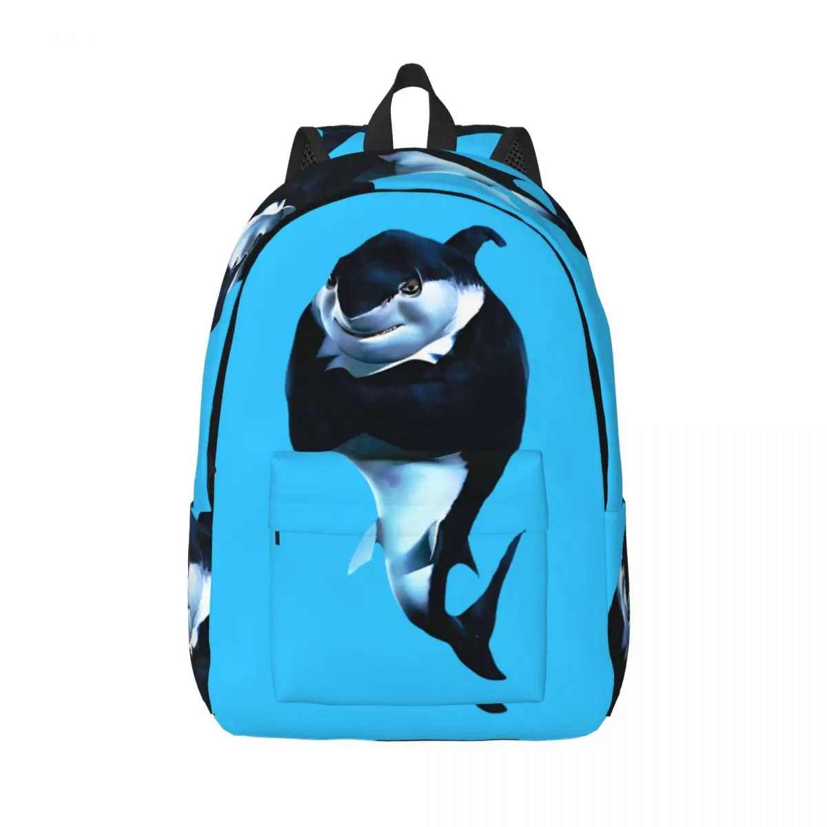 

Look Backpack S-Shark Tale Girl Kid Portable For Work Office Back To School Gift Multi Compartment Kindergarten Bag