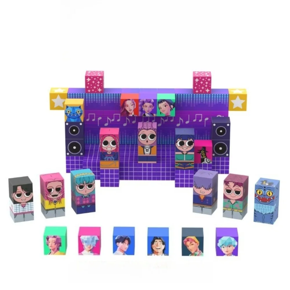 64/100/150 Uds. Juego de bloques magnéticos para construir ladrillos figura de tigre niño niña DIY STEM Montessori cubos sensoriales regalo educativo para niños pequeños