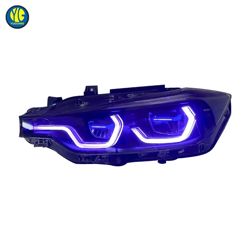 New RGB DRL LED Front Headlight Plug and Play Projector Lamp Auto Lighting Upgrade Car Mod Accessories