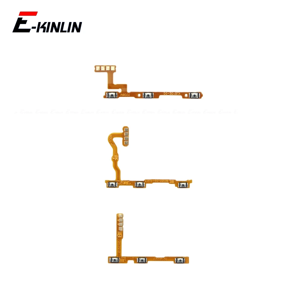 Mute Switch Power Key Ribbon Repair Parts For Vivo G2 S5 S6 S7 S9 S10 S10e S12 S15 S15e Pro 5G Volume Button Control Flex Cable