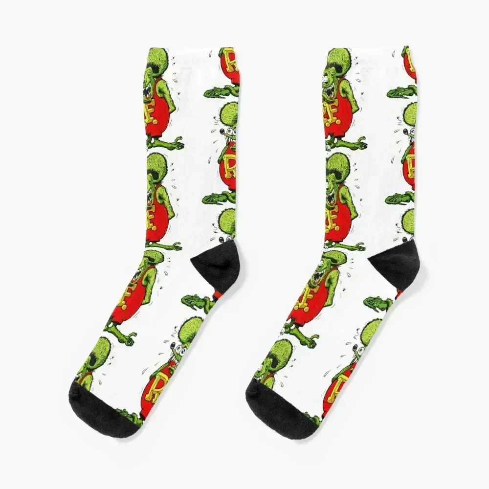

The Rat Fink Socks short basketball funny gift luxury Socks For Men Women's