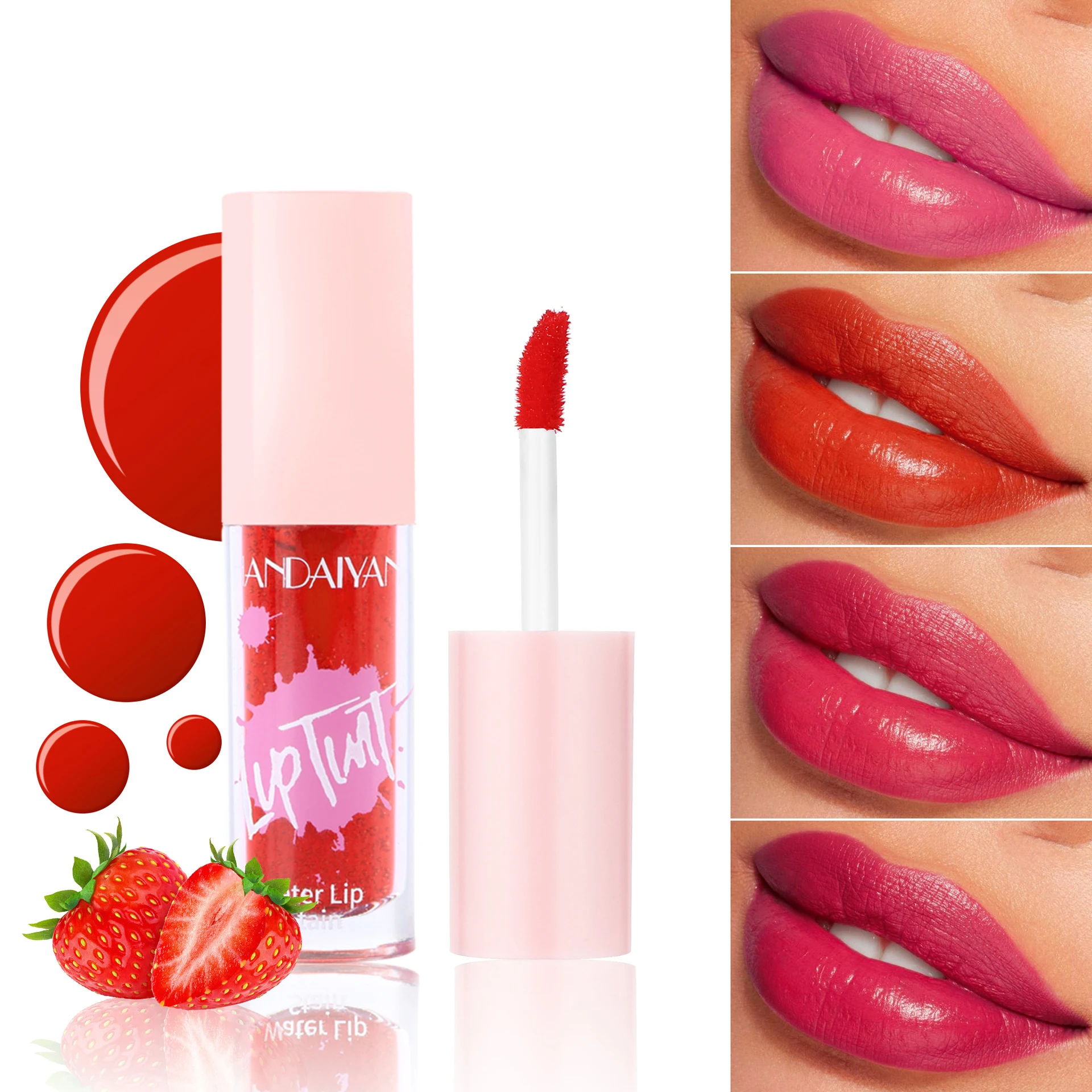 6 Colors Non-Stick Lip Glaze Lasting Moisture Moisture Non-Stick Lipstick image 2