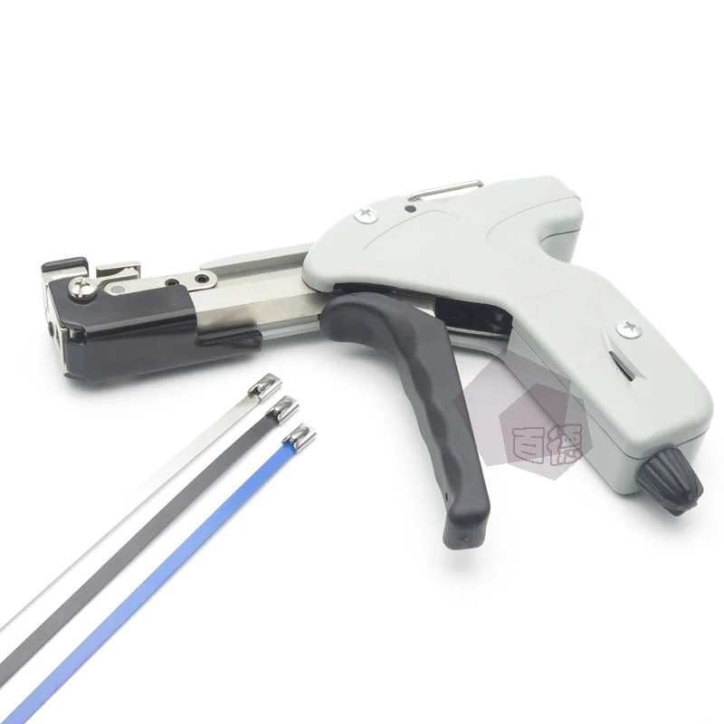 

BDTG338 stainless steel cable tie gun self-locking special tool steel belt pliers width 8mm