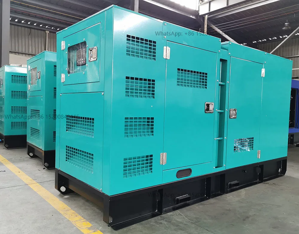 2025 Hot Sale Cummings 100KVA 80KVA 50KVA Silent Diesel Generator Set Weichai Engine 400V Rated Voltage Perkings Generator Set
