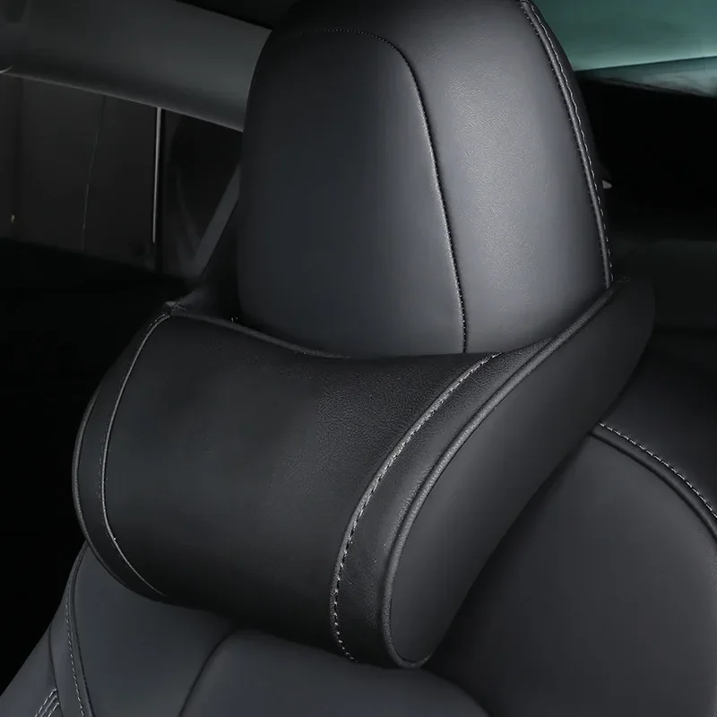 

For Tesla Model 3 Y X S Neck Pillow Headrest Pillow Automobile Seat Neck Rest Auto Seat Head Support Pillow Model Y Accessories
