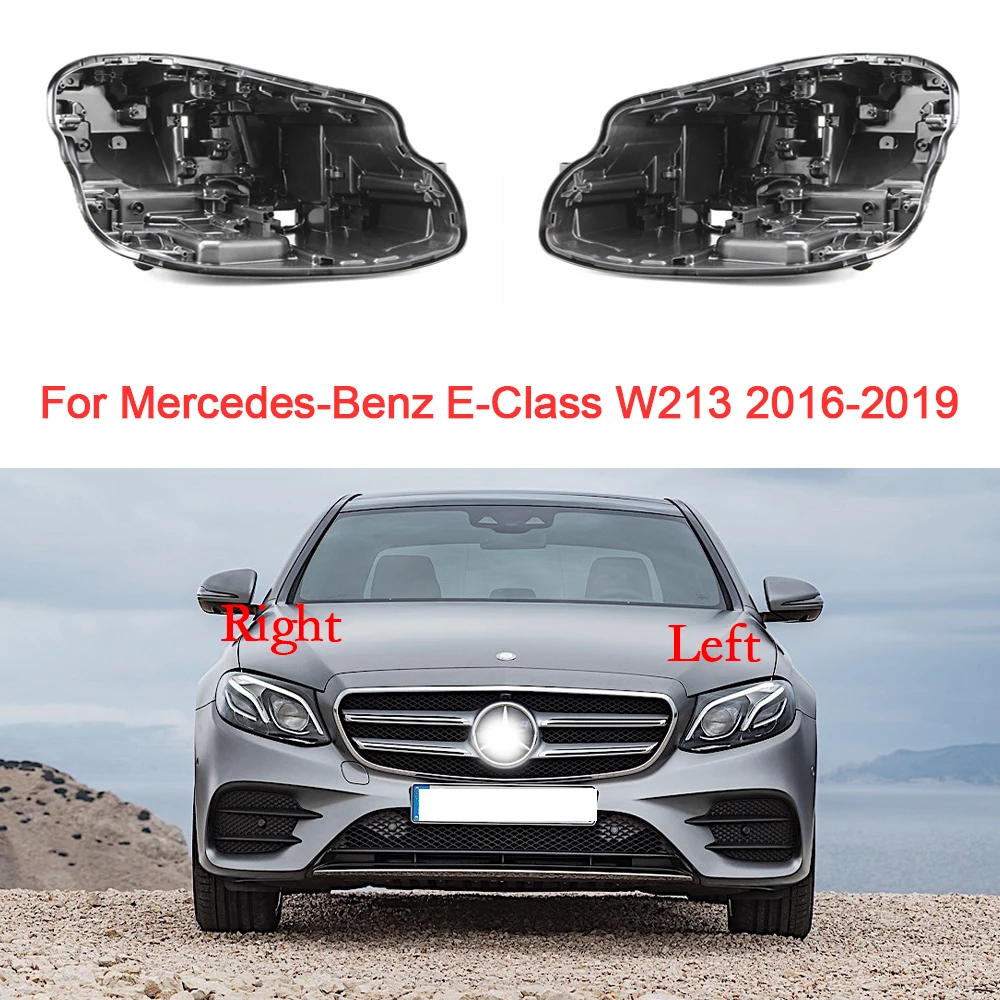 

Налобный фонарь для Mercedes-Benz E-Class W213 2016 2017 2018 2019, задний корпус лампы, нижние автомобильные аксессуары