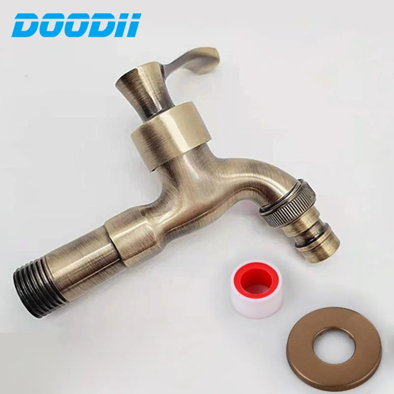 

Удлиненный настенный кран из цинкового сплава для сада, кран для стиральной машины, двойного использования, кран для швабры, кран для туалета, бесплатная доставка