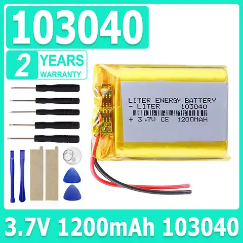 3.7v battery 103040-AliExpress