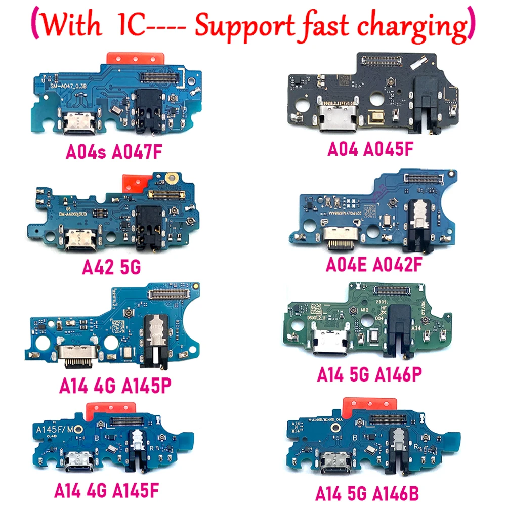 

НОВЫЙ USB-порт для зарядки, микроплата, гибкий кабель для Samsung A05S A23 A24 A14 4G A145F A34 A54 5G A146B A146P A04E A05 A04