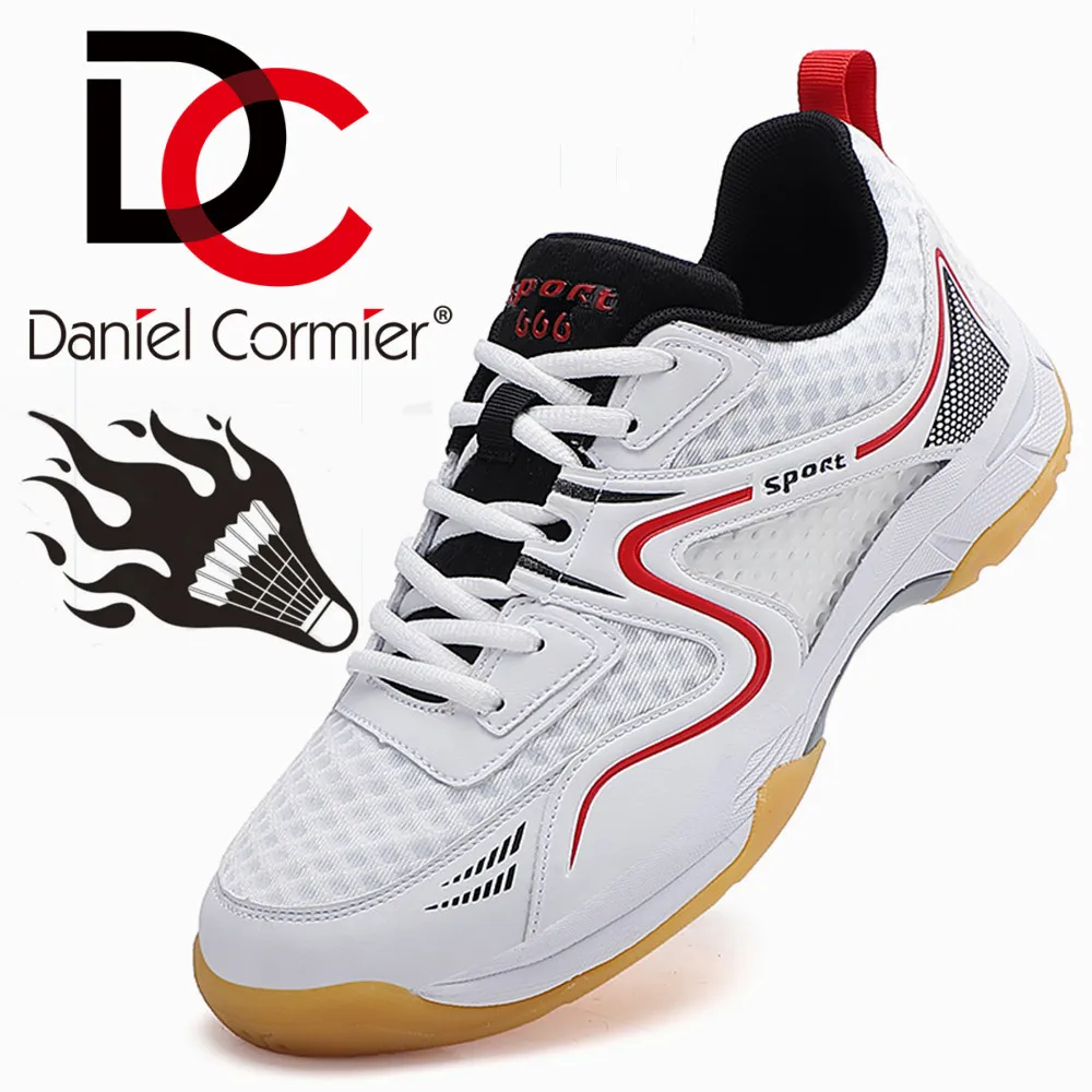 

2023 New Professional Couple Badminton Shoes Lace up Breathable Non slip Shock Absorbing Sneakers Size 36-45