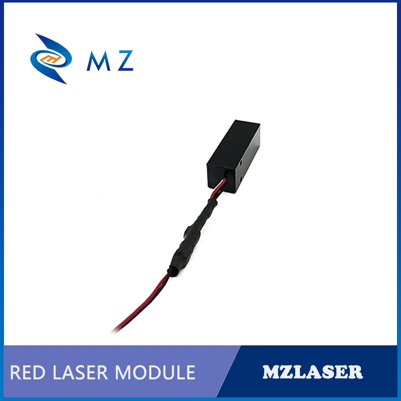 Posizionamento dell'obiettivo in vetro rettangolare linea rossa 638nm 12V 50mW modulo Laser grado industriale