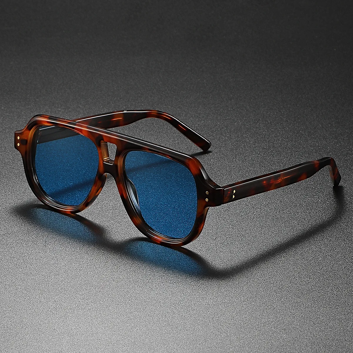 2025 mode Polarisierte Sonnenbrille Frauen Männer Luftfahrt Metall Kern Nieten Pilot Sonnenbrille Für Fahren Angeln Strand
