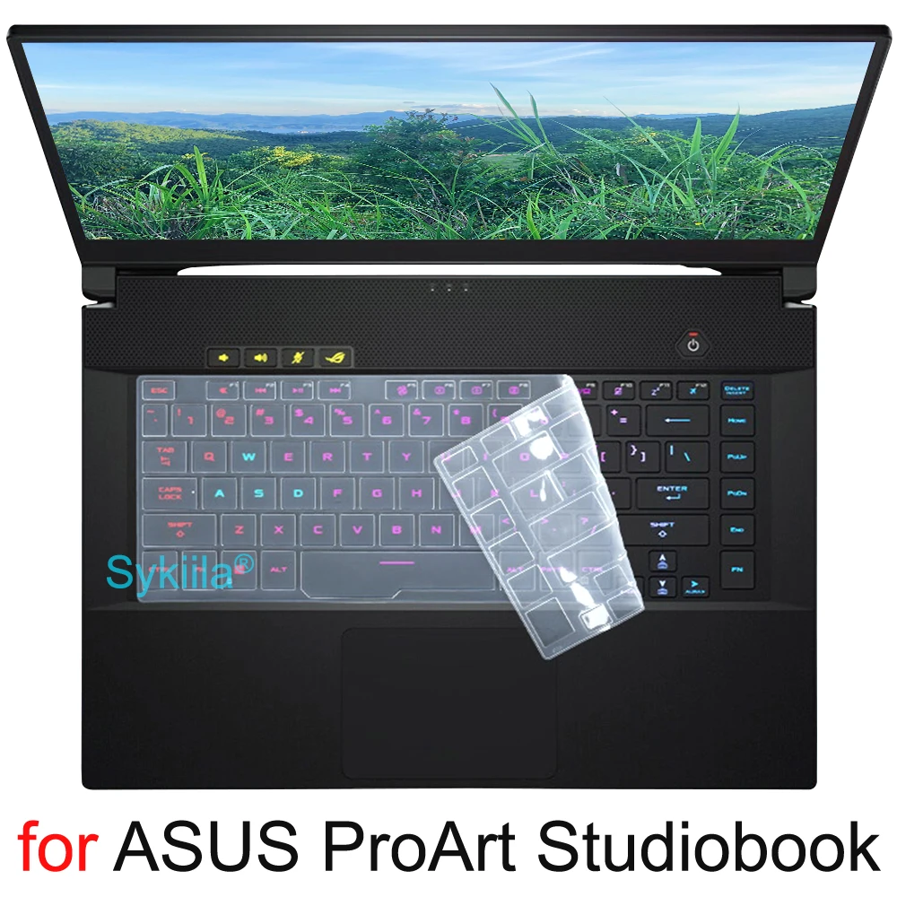 Keyboard Cover for ASUS Proart Studiobook 15 Pro 15 W500 H500 Silicone Protector Skin Case Accessories 15.6