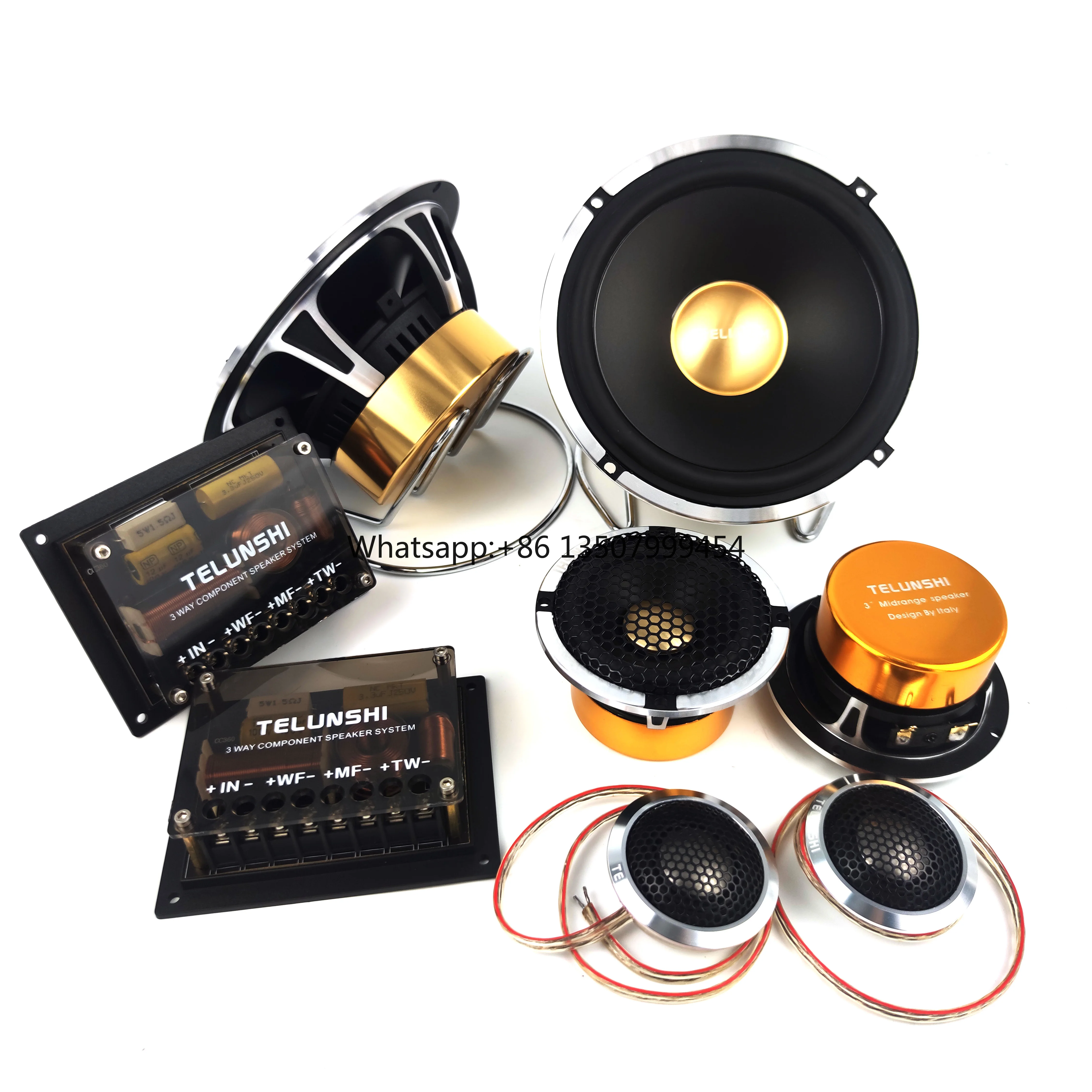 6.5 Inches 3-Way Car Speakers Component Series from Manufacturers for Vehicles & Luxury Audio Systems