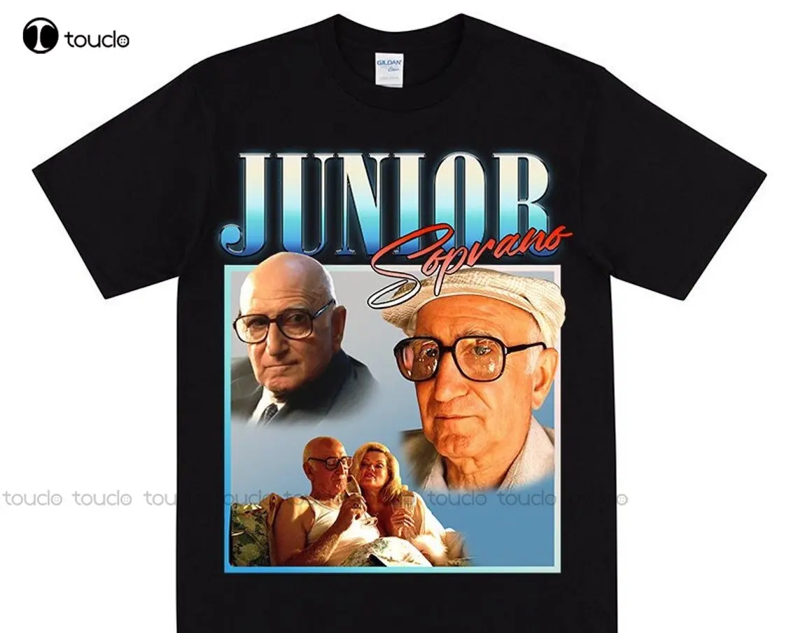 Uncle Junior Soprano T-Shirt 90S Style Vintage Tshirt Retro Tee For Men Junior From The Sopranos Bacala & Uncle Jun