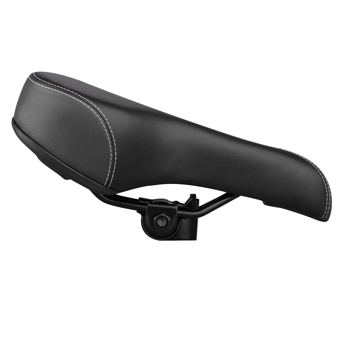 

Black Bike Saddle Comfortable Shockproof Cushion Lightweight Road Mountain Cycling Seat Pad Suitable for Most Bikes