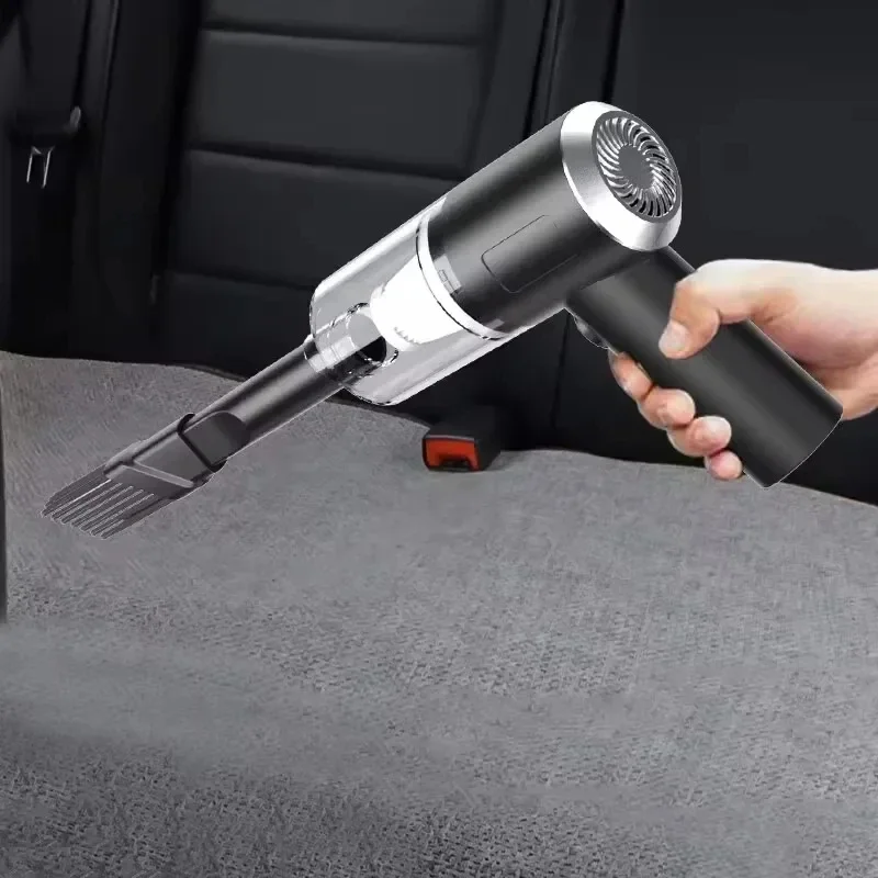 Combination Vacuum Cleaner USB Charging Car Household Vacuum Cleaner Small Car with Fully Automatic High Power Powerful Cleaning image 2