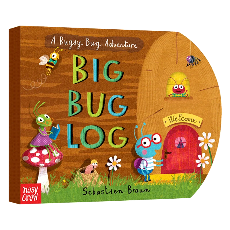 

Big Bug Log, Children's books aged 3 4 5 6, English picture books, 9780763693220