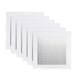 6Pcs Wall Patch Adhesive Mesh Home Special Wall Quick Repair Aluminum Plate Repair Patch For Damaged Drywall Ceiling 200mm/250mm
