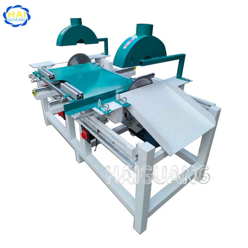 Professional Woodworking Double End Butting Saw Industrial Panel Saw Sliding Table Circular Saw Carpentry Machine Tools