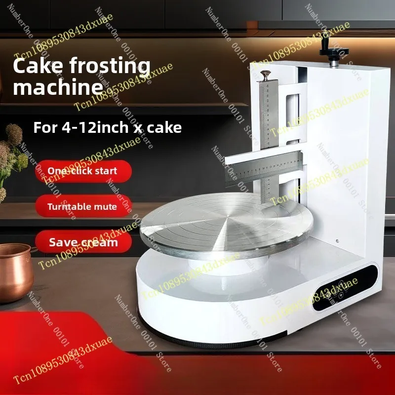Automatic Cake Cream Coating Machine for Birthday Baking Even Layer