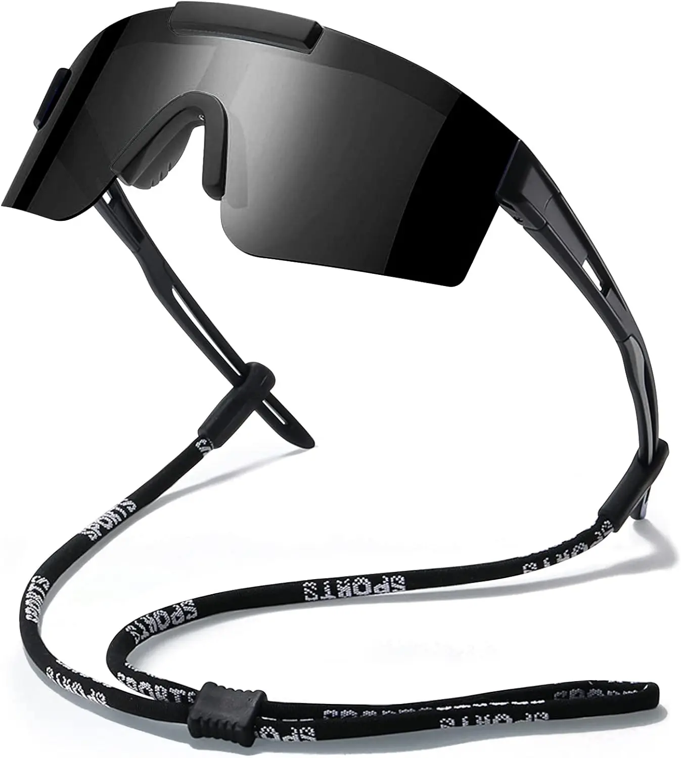 

Sunglasses for Men and Women Youth Cycling Fishing Running Wearing Sunglasses 100% UV Protective Glasses with Anti Loss Rope