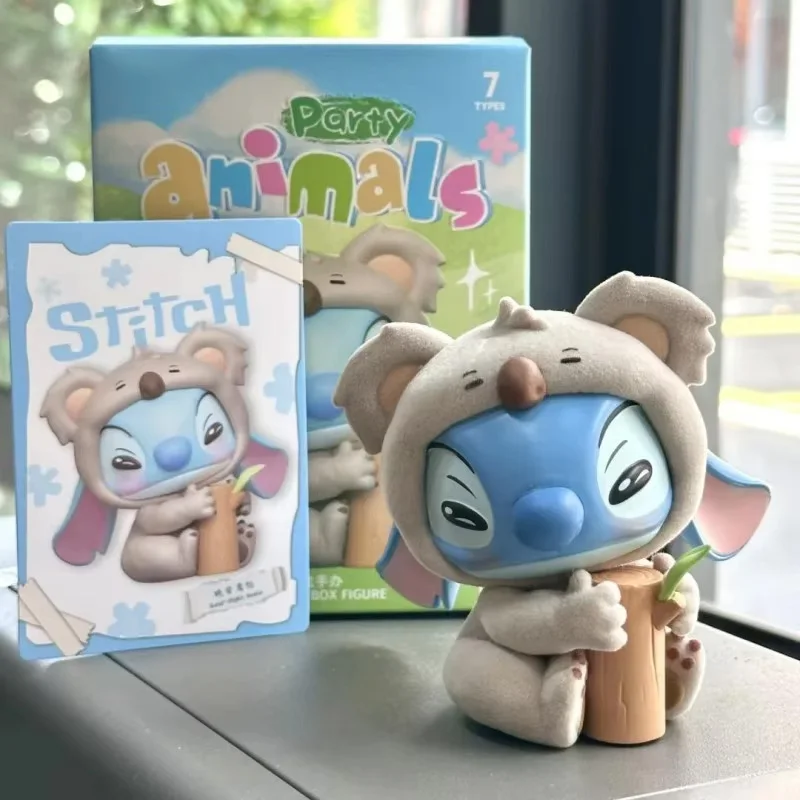 2026 Creative Excellence Stitch Animal Party Series Blind Box Cute Doll Stitch Action Doll Decoration Surprise Christmas Gift