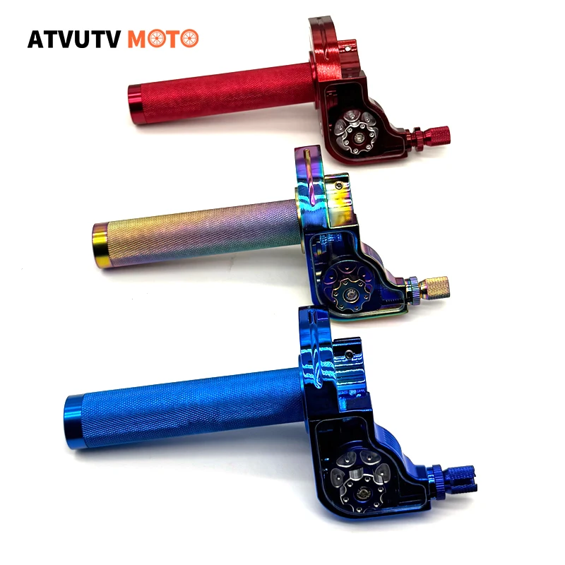 AliExpress ATVUTV MOTO 7/8''22mm CNC Aluminum Motorcycle Accelerator Handlebar Throttle Twist Grip Twister For Pit Dirt Bike Motocross ATV CRF XR KLX