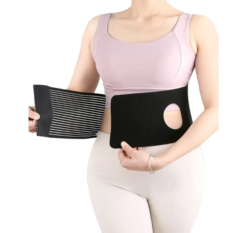 

【L】1PC PL/M Breathable Ostomy Hernia Belt Stoma Support Wraps Ostomy Belt Unisex SupportBelt Abdominal Binder Brace