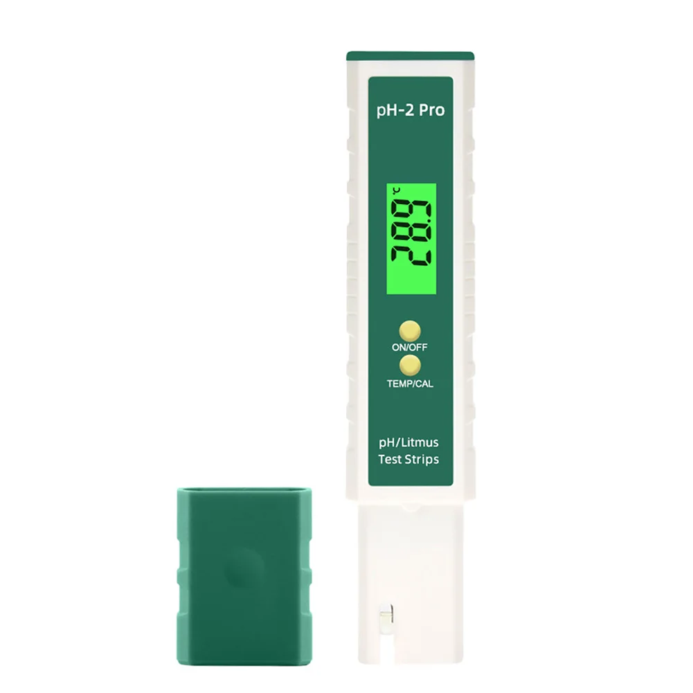 Water Quality Tester With Test Paper Function High Precision PH Meter With Temperature Test Paper For Aquarium Swimming Pool