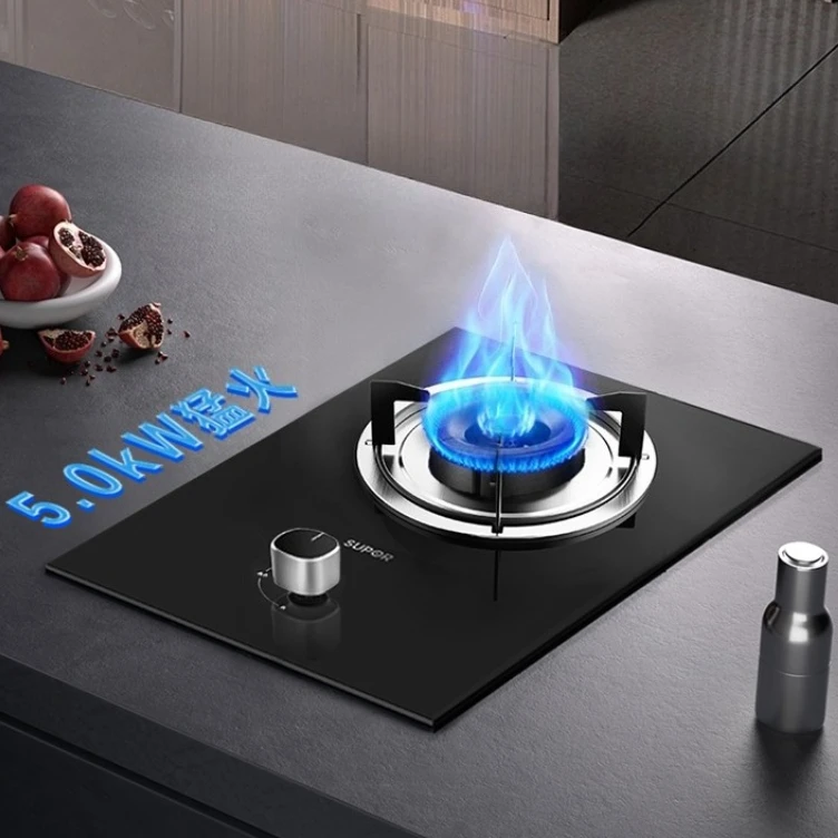 Natural gas single burner gas stove, powerful home cooking appliance, single embedded stove