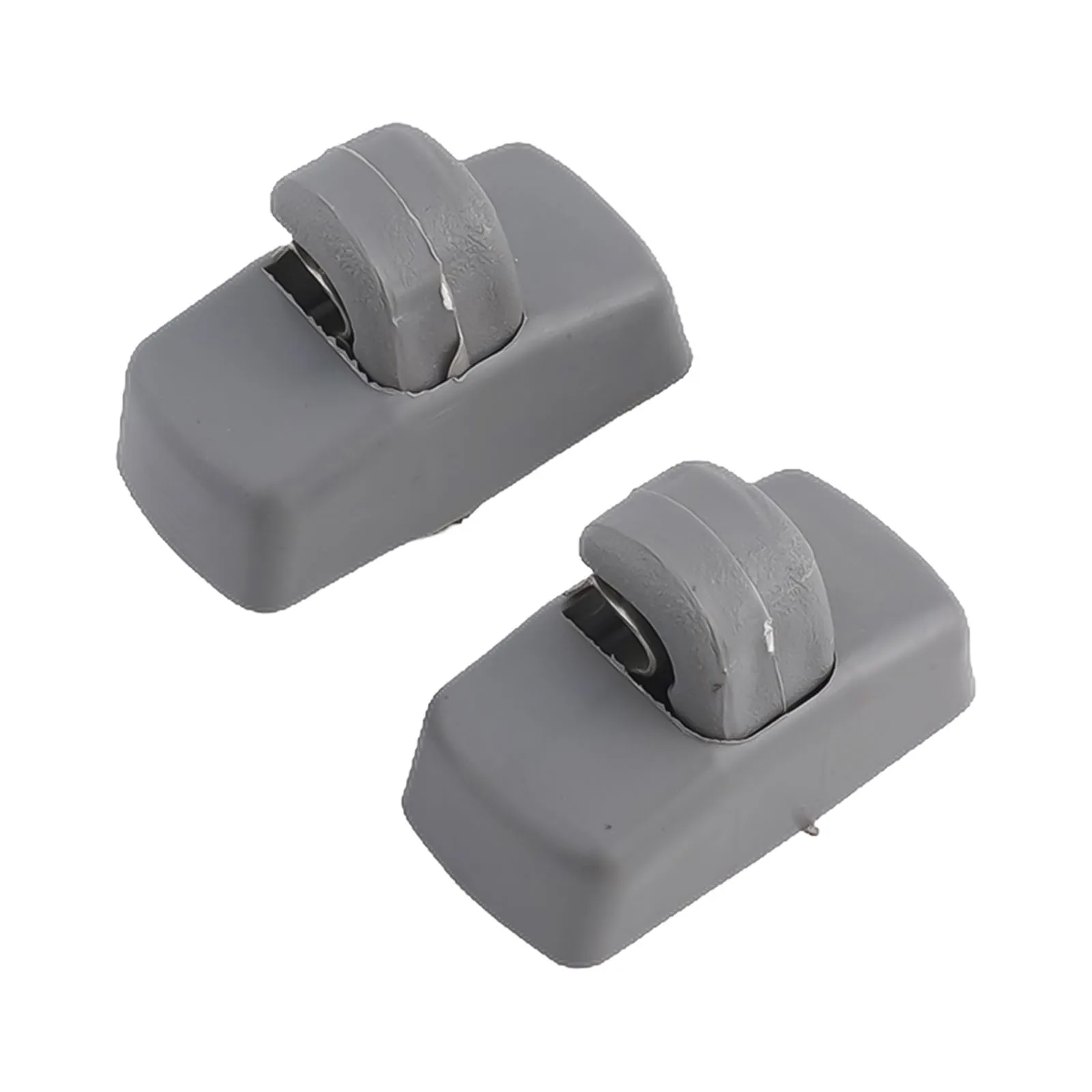 Skoda Sun Visor Clips Front Sun Visor Hook Clips For Daily Use Stylish Gray Color Anti-wear And Anti-corrosion For Skoda Fabia