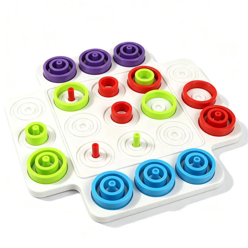 Circle Ferrule Puzzle Strategy Board Games For Adults & Kids Logical Thinking Training Educational Toys Family Party Gifts view 5
