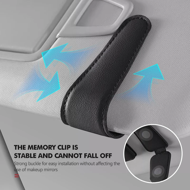 لنيسان سيارة الشمس قناع نظارات شماعات الجلود تخزين حامل كليب نافارا ألميرا سنترا المارقة باثفندر سيلفي ليف #4