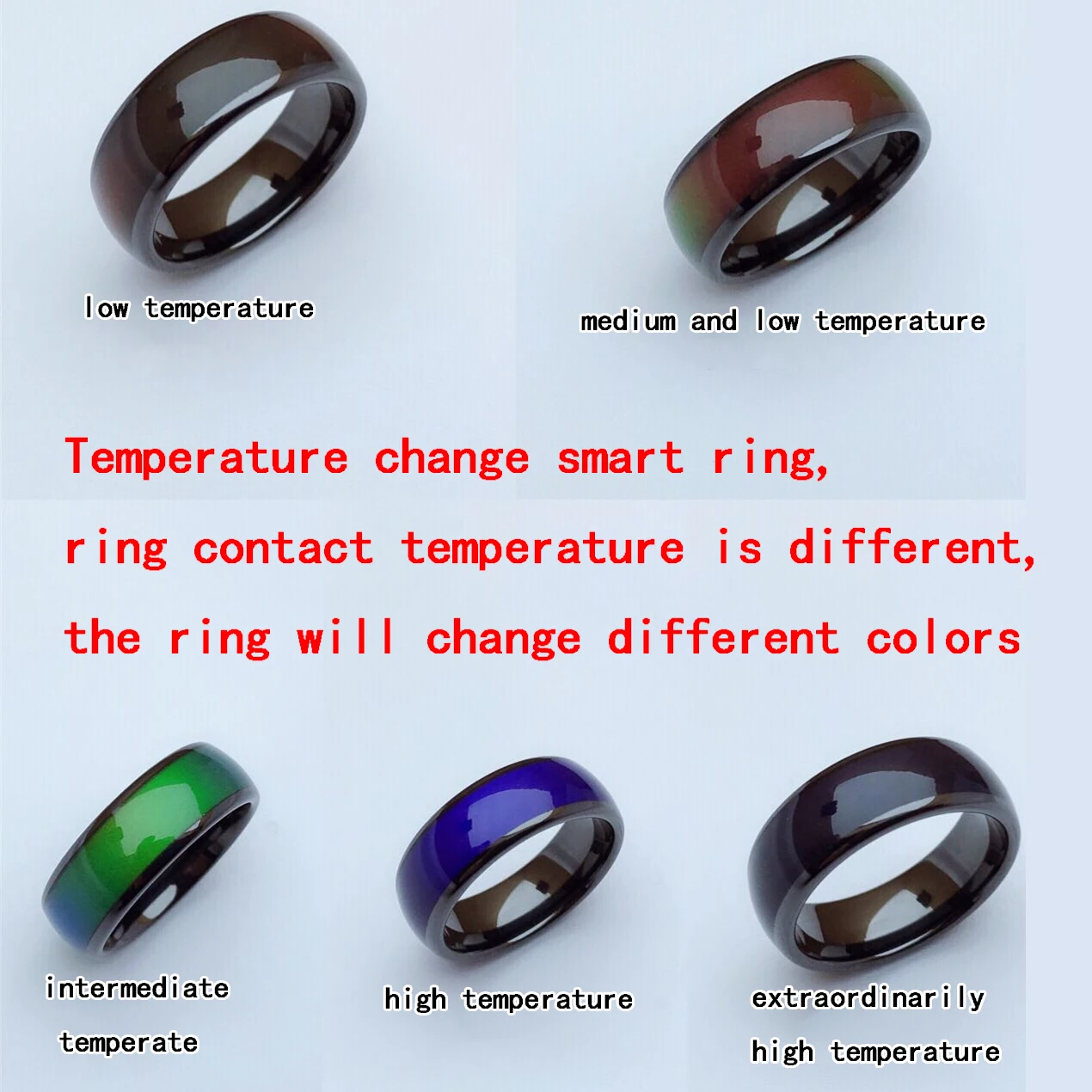 Imagem -02 - Access Control Temperatura Sensor Pode Ser Clonado Tag Card Chaveiro Sensoriamento Inteligente Mudança de Temperatura 125khz T5577