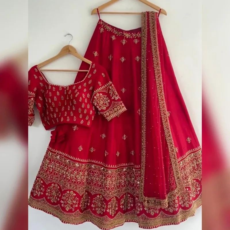 

Lehenga CholI Bollywood Wedding Party in India Pakistani Wear Readymade