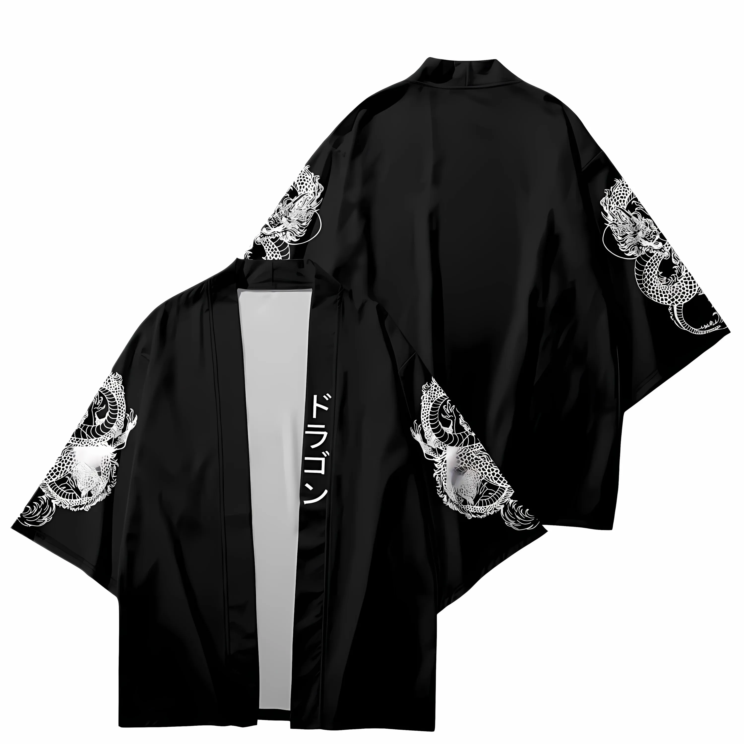 Obrázek 3: 2026 léto nový pánské kimono s 3D střih tisk pro ulice ležérní móda pohodlné měkké prodyšné