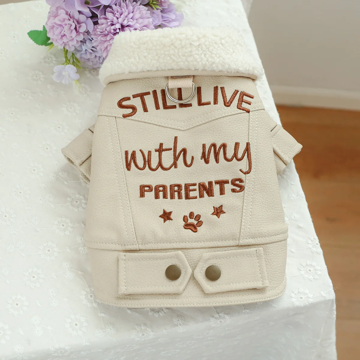 Waterdichte hondenjas sneeuw winter lederen outfit voor kleine middelgrote dieren Franse Bulldog Chihuahua huisdier pak donsjack kleding